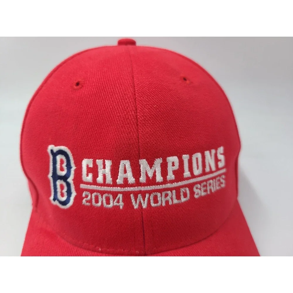 Vintage‎ Boston Red Sox 2004 World Series Champions Strapback Adjustable Hat Cap